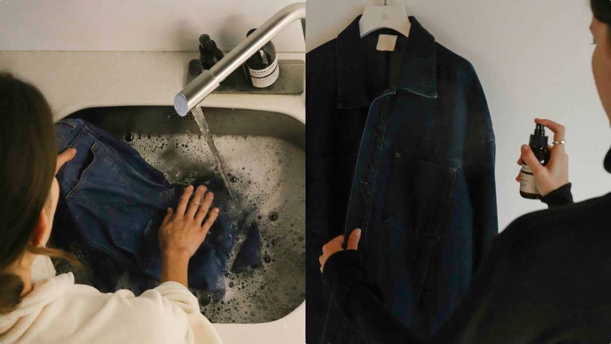 Studio Doe x Attirecare丹寧專用清潔組專為需要特別照顧且無法時常清洗的丹寧面料所設計。