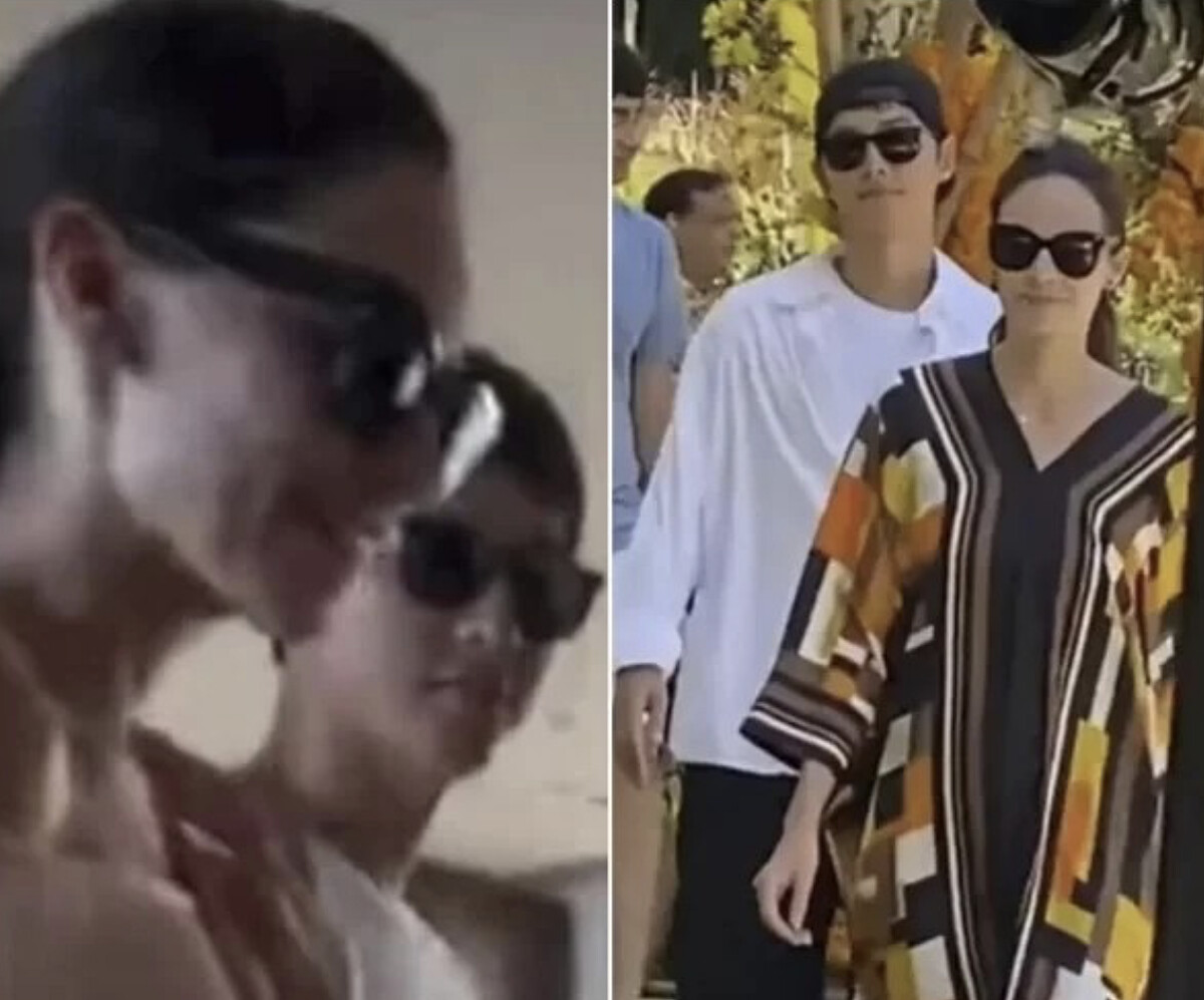 宋仲基與Katy在國外被拍(網友提供)