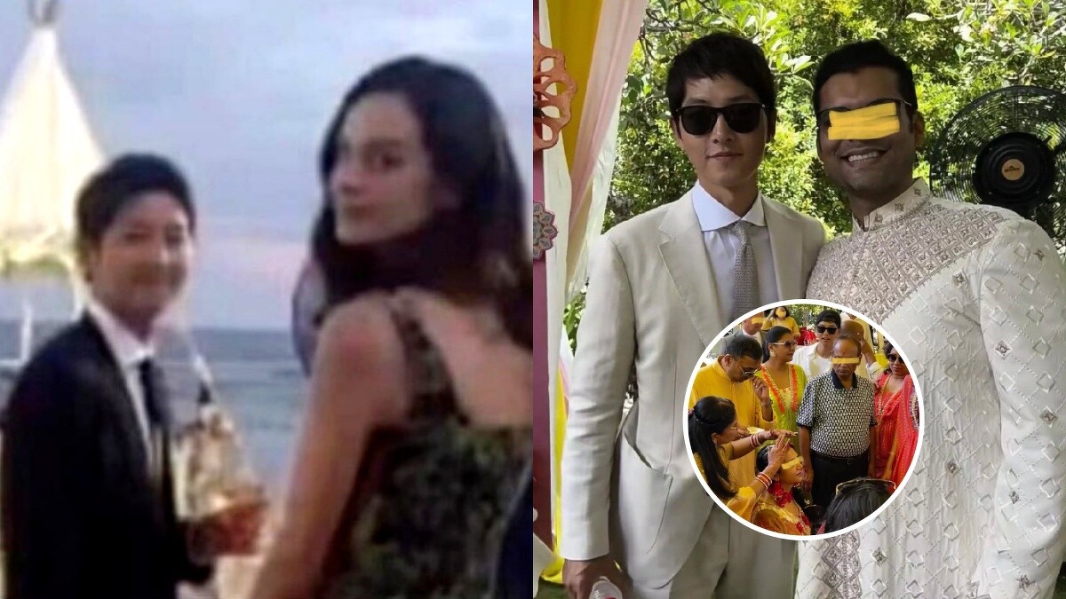 宋仲基與Katy參加朋友聚會與婚禮(網友提供)