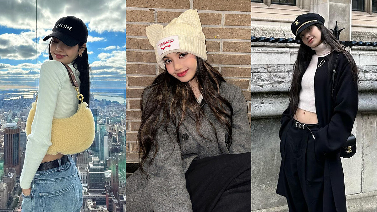 寒流怕冷就學Blackpink Lisa戴上各種帽子！除了老帽，同款軍帽、毛帽一併盤點
