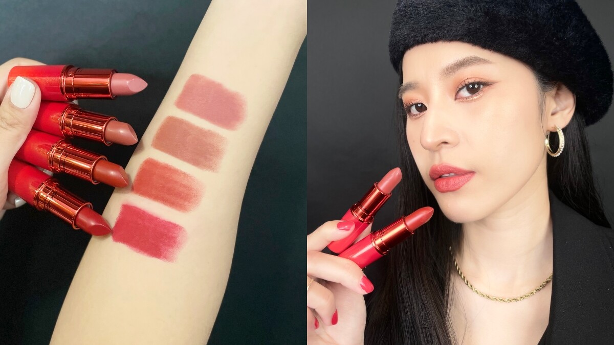 左圖上到下：LOOKIN&rsquo; LIKE WEALTH、TAUPE OF THE LIST、CHILI、RUSSIAN RED