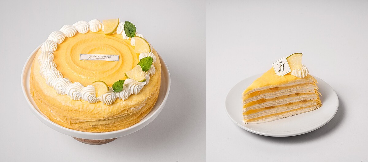 檸檬千層8吋NT1,250，切片NT150