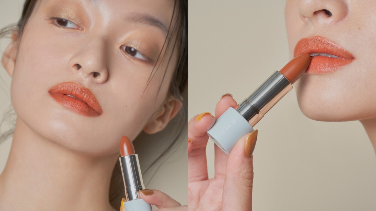 RMK暮光柔霧口紅2023春妝限定色#EX-01 Sheer Charisma。