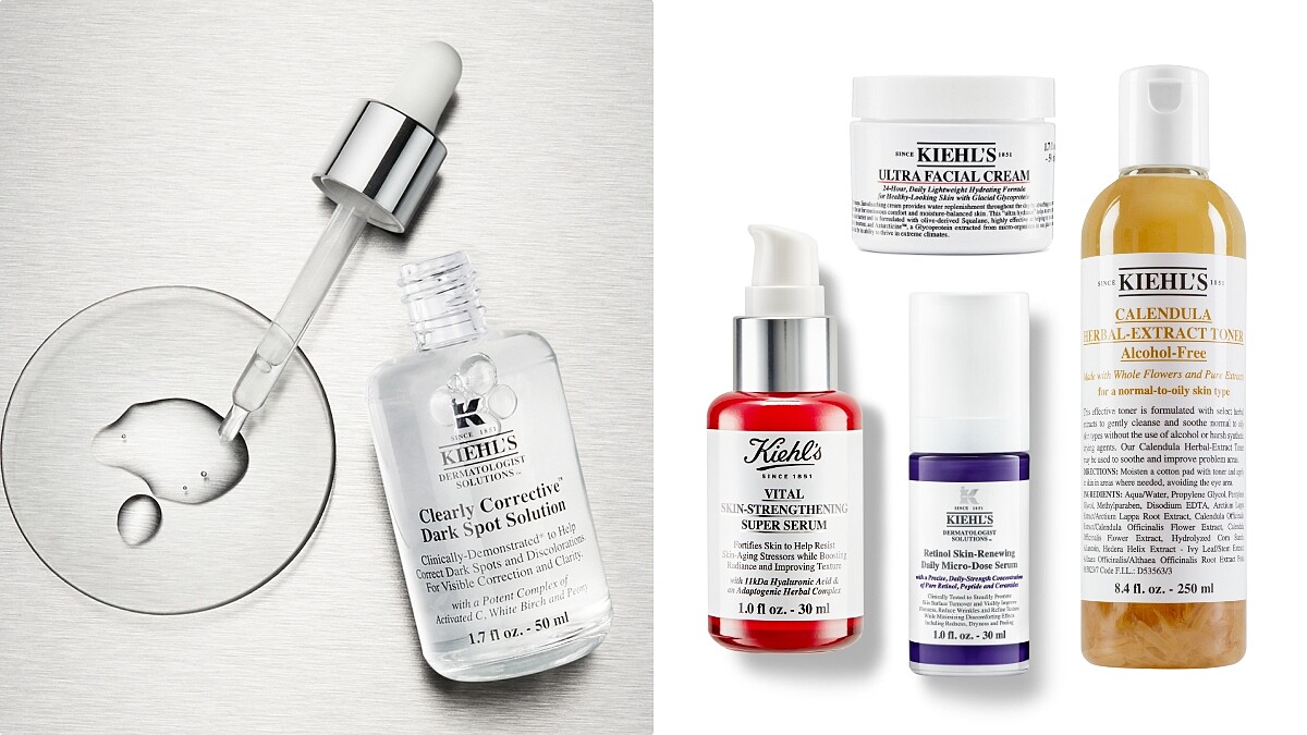 Kiehl’s 2022熱賣Top 5：美白、抗老、修護功能型精華液最受歡迎
