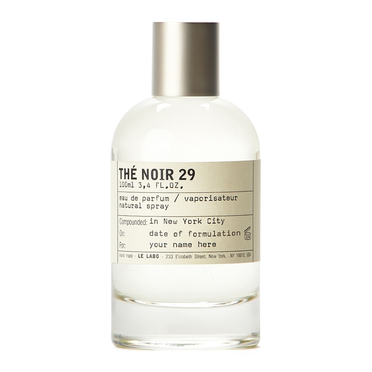 LE LABO THÉ NOIR 29黑茶29淡香精15ml,NT2,900、50ml,NT6,950、100ml ,NT9,950