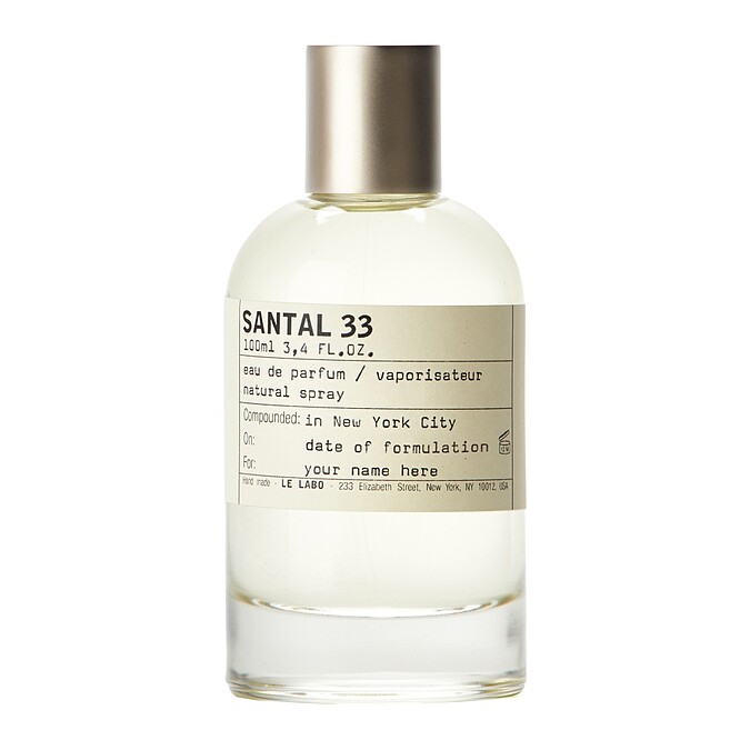 LE LABO SANTAL 33檀香33淡香精15ml,NT2,900、50ml,NT6,950、100ml ,NT9,950