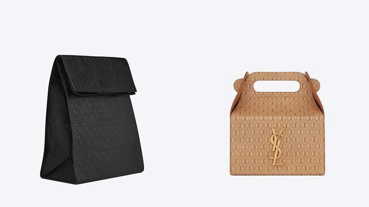 YSL皮革老花便當盒，隱身在男裝區的小可愛！同場加映造型牛皮紙袋
