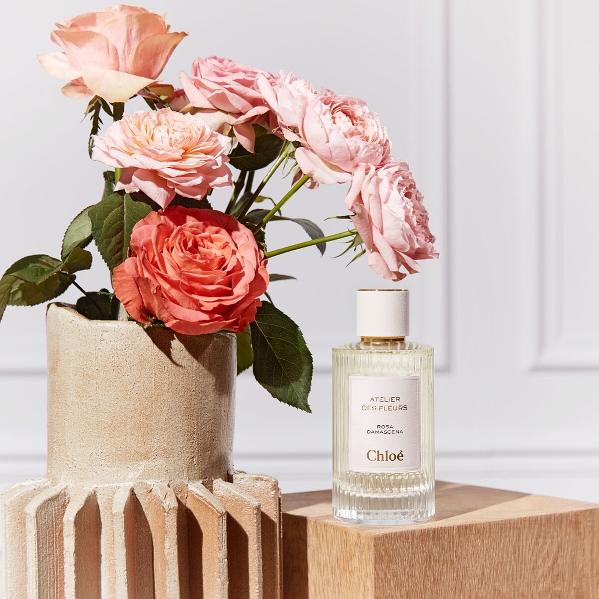 Chloé Atelier des Fleurs仙境花園香水大馬士革玫瑰之心(大馬士革玫瑰)Rosa Damascena 50ml，NT5,000、150ml，NT8,900