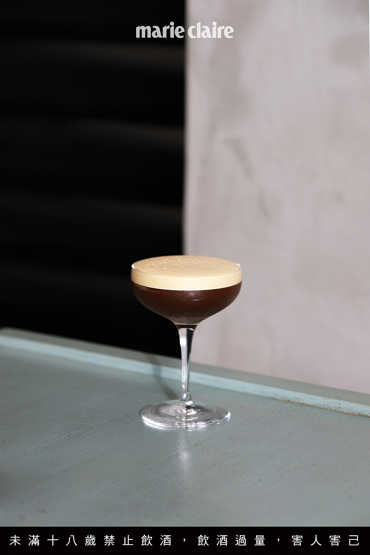 Espresso Martini 酒精濃度更低也更甜，很適合當作餐後甜酒飲用，是INC Coktails 最受歡迎的調酒。
