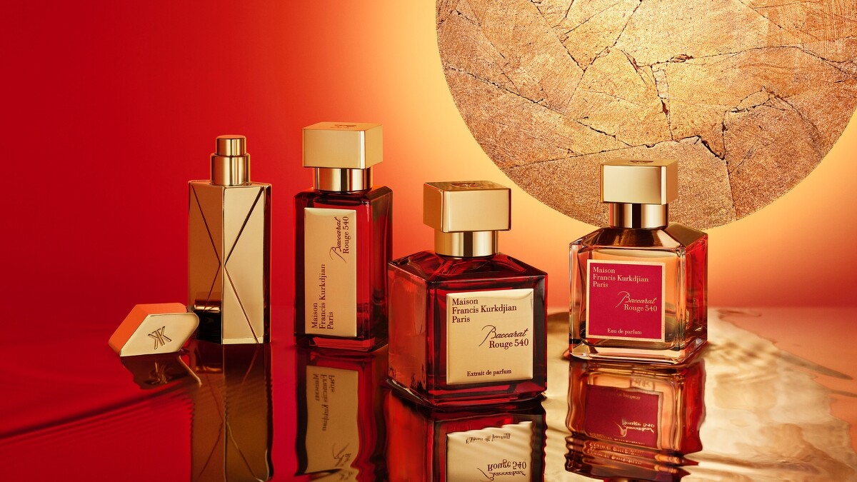 Maison Francis Kurkdjian(MFK)月光水兔年形象圖Baccarat Rouge 540淡香精、 Baccarat Rouge 540香精版。
