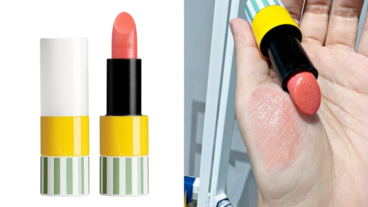 愛馬仕Rouge Hermès 2023春夏限量版唇膏(#06 Corail Parasol)2.8g，NT2,900