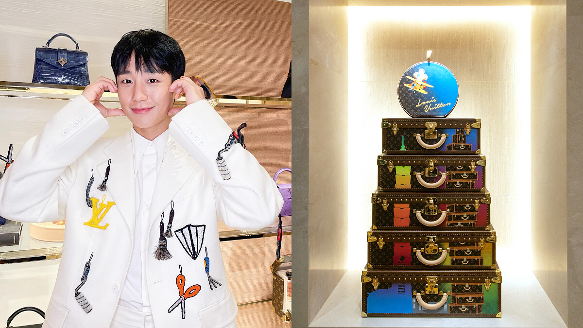 LV 101旗艦店開幕請到丁海寅到場！復刻銀座並木店絕美水光外牆，獨賣商品有這些