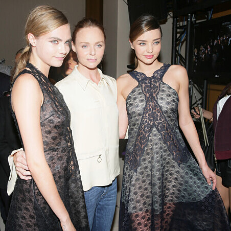 Cara Delevingne, Stella McCartney, Miranda Kerr