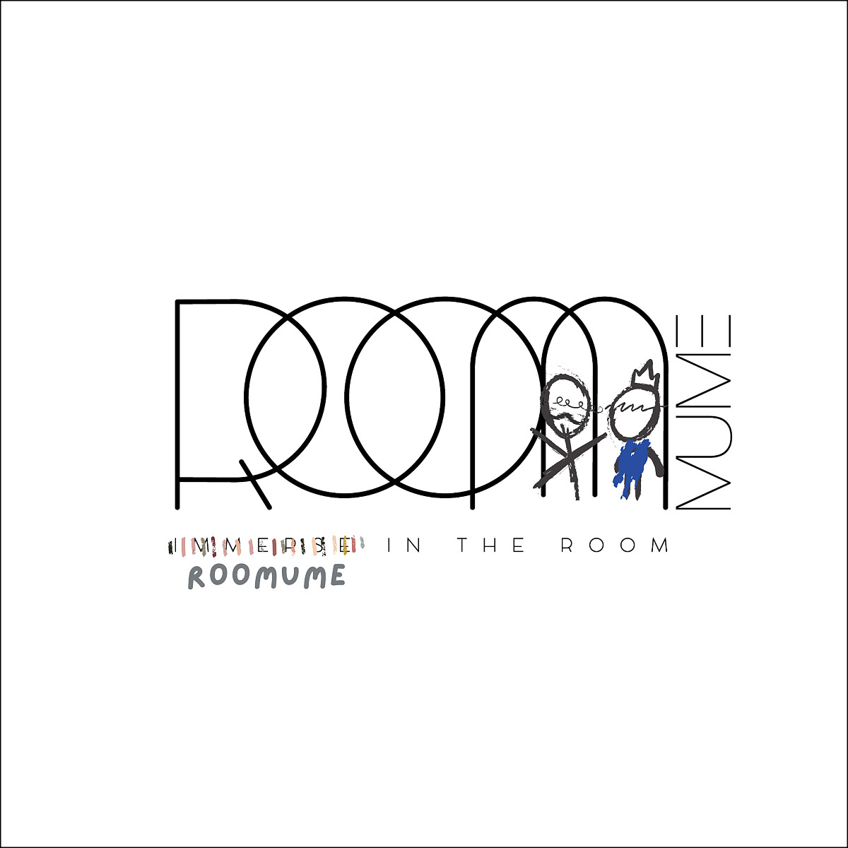 「ROOMMATE」餐酒企劃的主視覺，輕鬆詼諧也展現了此次企劃輕鬆不拘的風格。