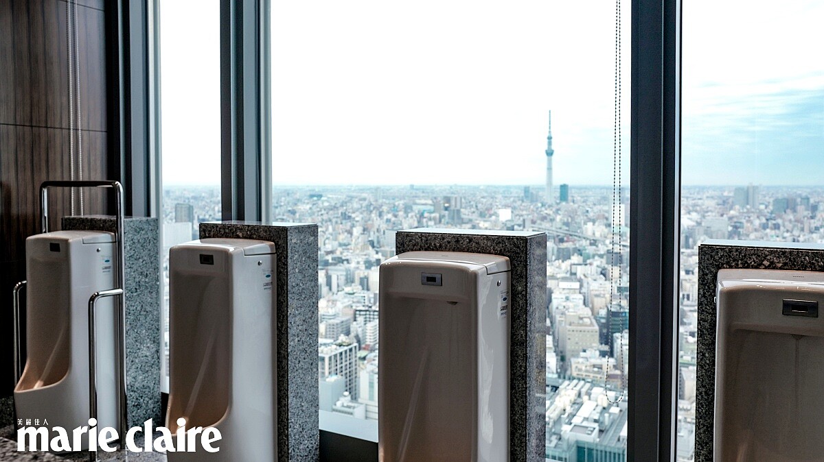 大廳右側的男廁是酒店內隱藏版的打卡熱點