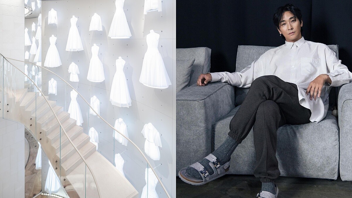 陰間使者朱智勳驚喜登台!Dior台北101旗艦店完美複製巴黎絕美店裝