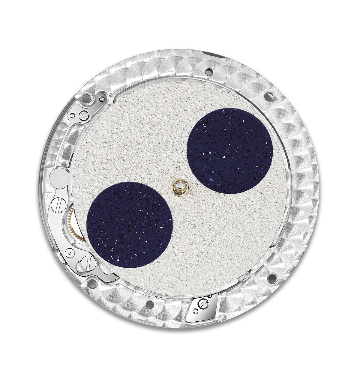 伯爵自製580P自動上鍊月相顯示機芯_正面圖