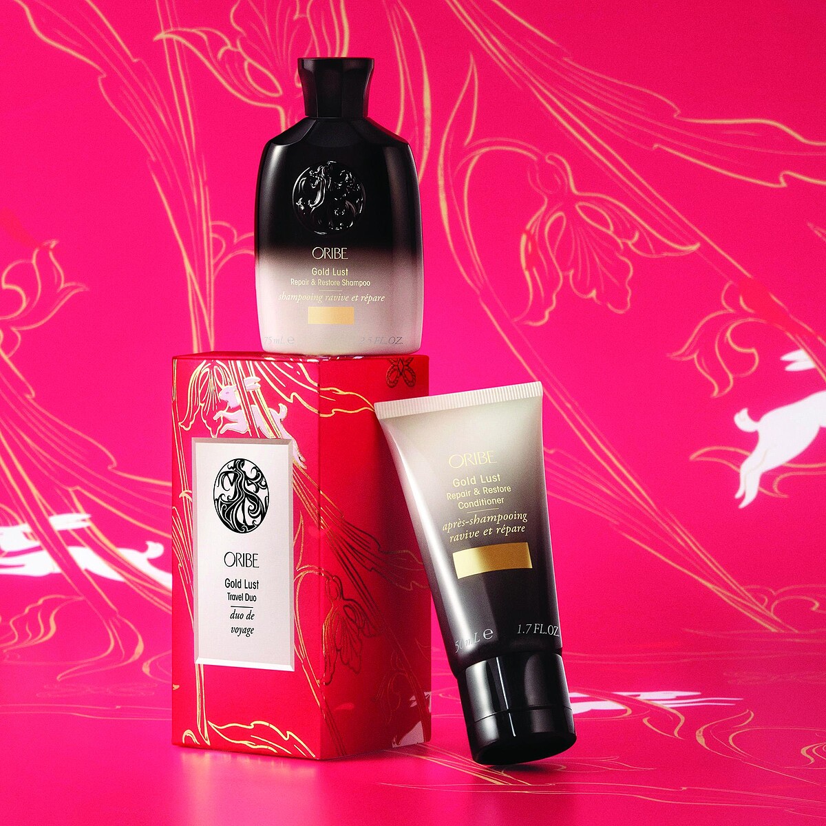 不可一世洗護旅行禮盒：不可一世香波洗髮露 旅行裝75 mL、不可一世瞬護髮膜 旅行版50 mL