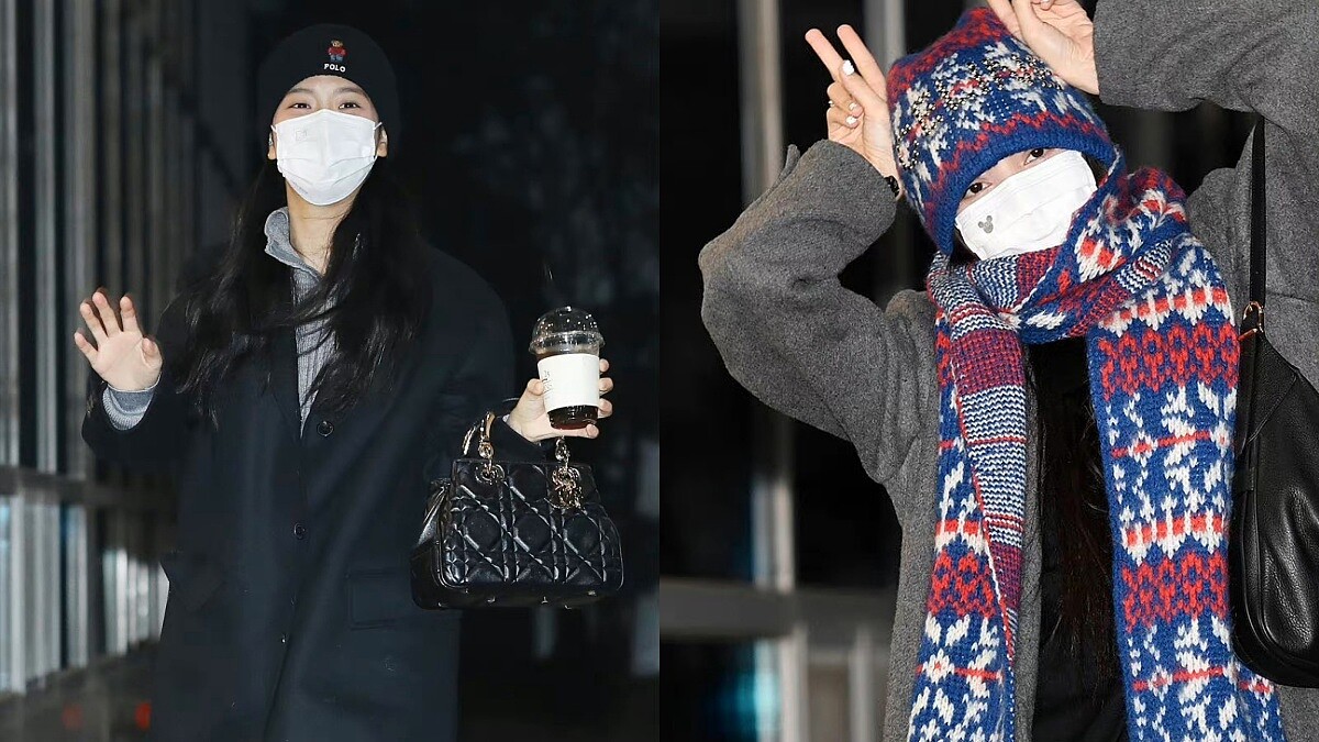 機場時尚女王Blackpink！Jisoo背Lady Dior新款、Lisa復古腋下包超好裝