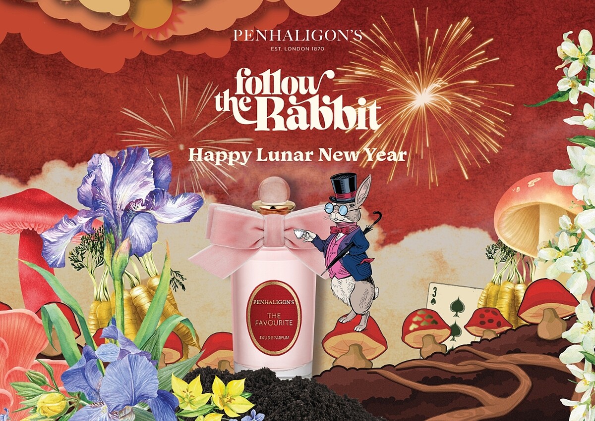 Penhaligon&lsquo;s歡慶兔年形象圖。