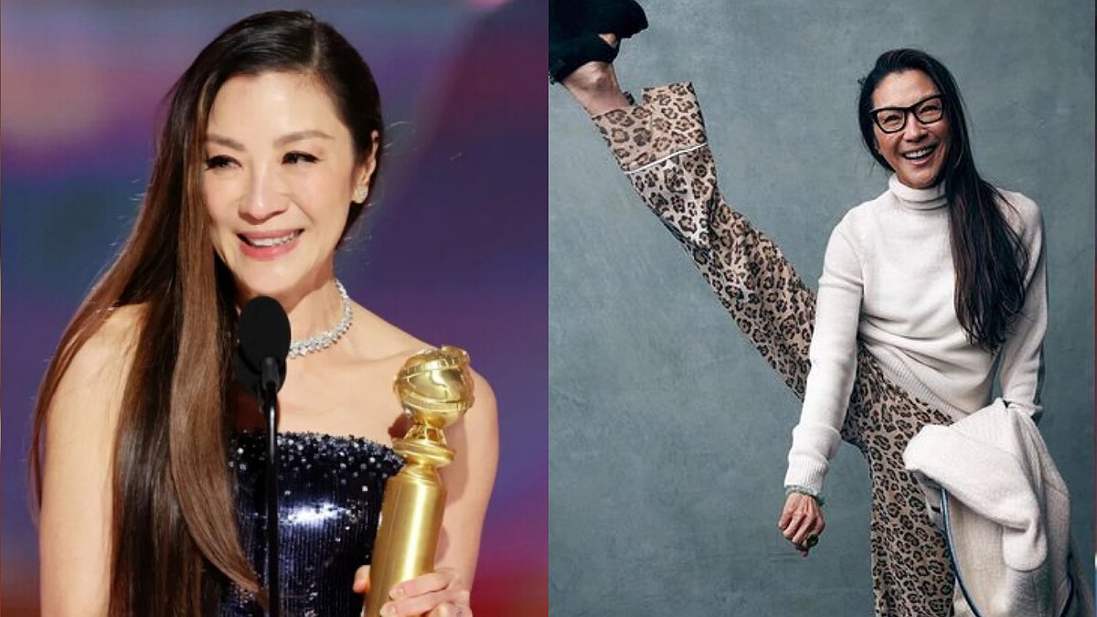 金球獎影后、甜嫁相戀19年前法拉利總裁 60歲楊紫瓊靠飲控運動打造女神魅力光采！