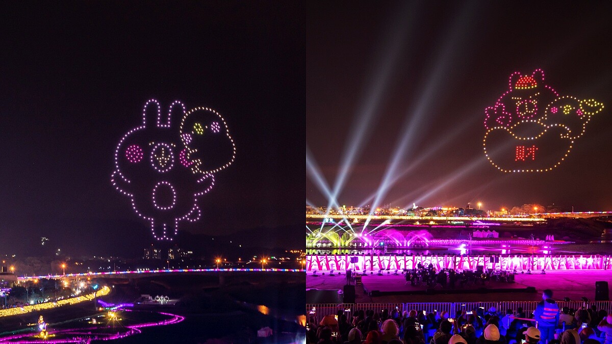 卡娜赫拉的小動物現身「2023南投燈會」！400台無人機、立體煙火秀萌翻天際，展演時間快筆記