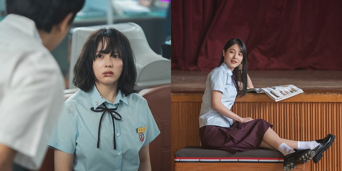 《黑暗榮耀》演員(左)鄭知蘇、(右)辛叡恩。