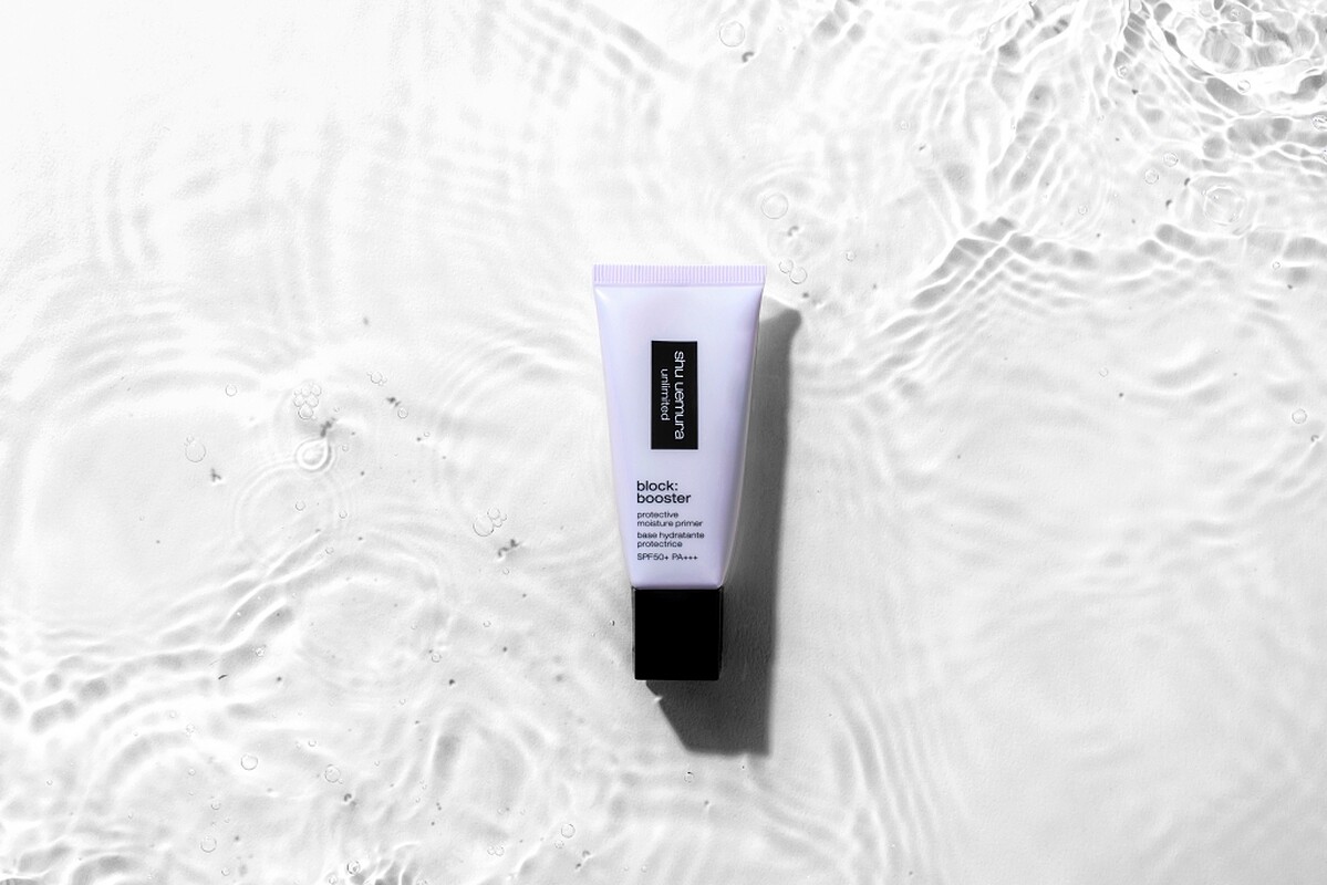 植村秀無極限保濕妝前乳(紫色、膚色)，NT1,700