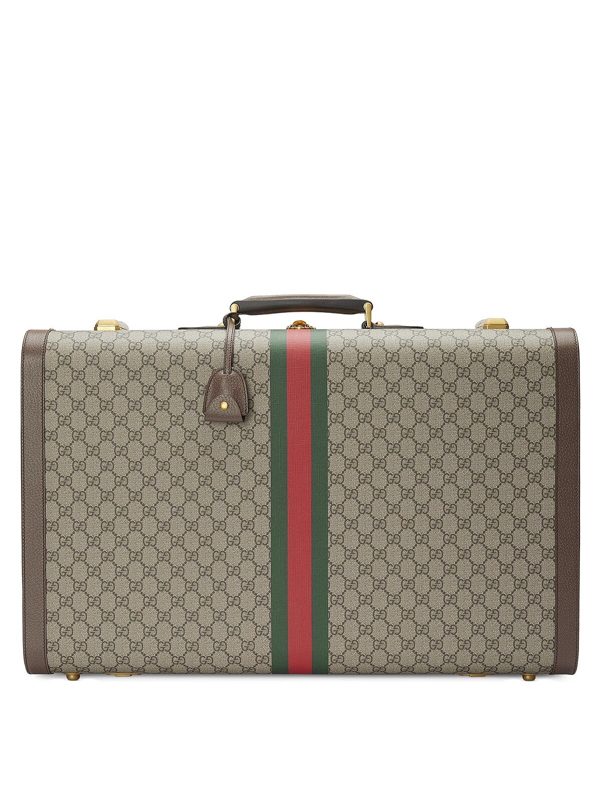 Gucci Savoy GG 緹花手提旅行箱,NT211,300。