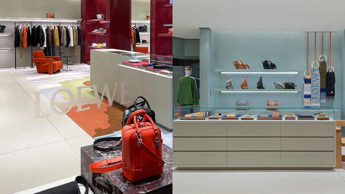 Loewe台灣首間男裝專賣店誕生！小而精巧一樣好逛，店裝巧思帶你看