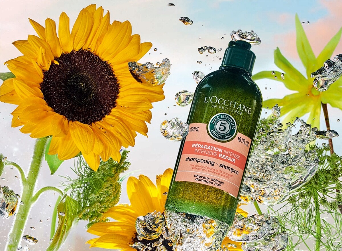 L&rsquo;OCCITANE歐舒丹草本修護系列主視覺。