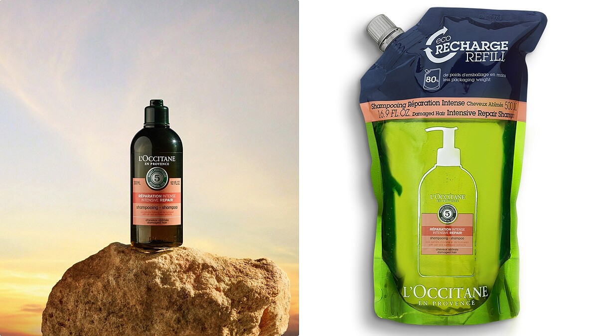 L’OCCITANE歐舒丹草本修護洗髮乳300ml,NT980、500ml,NT1,480、補充包500ml,NT1,280