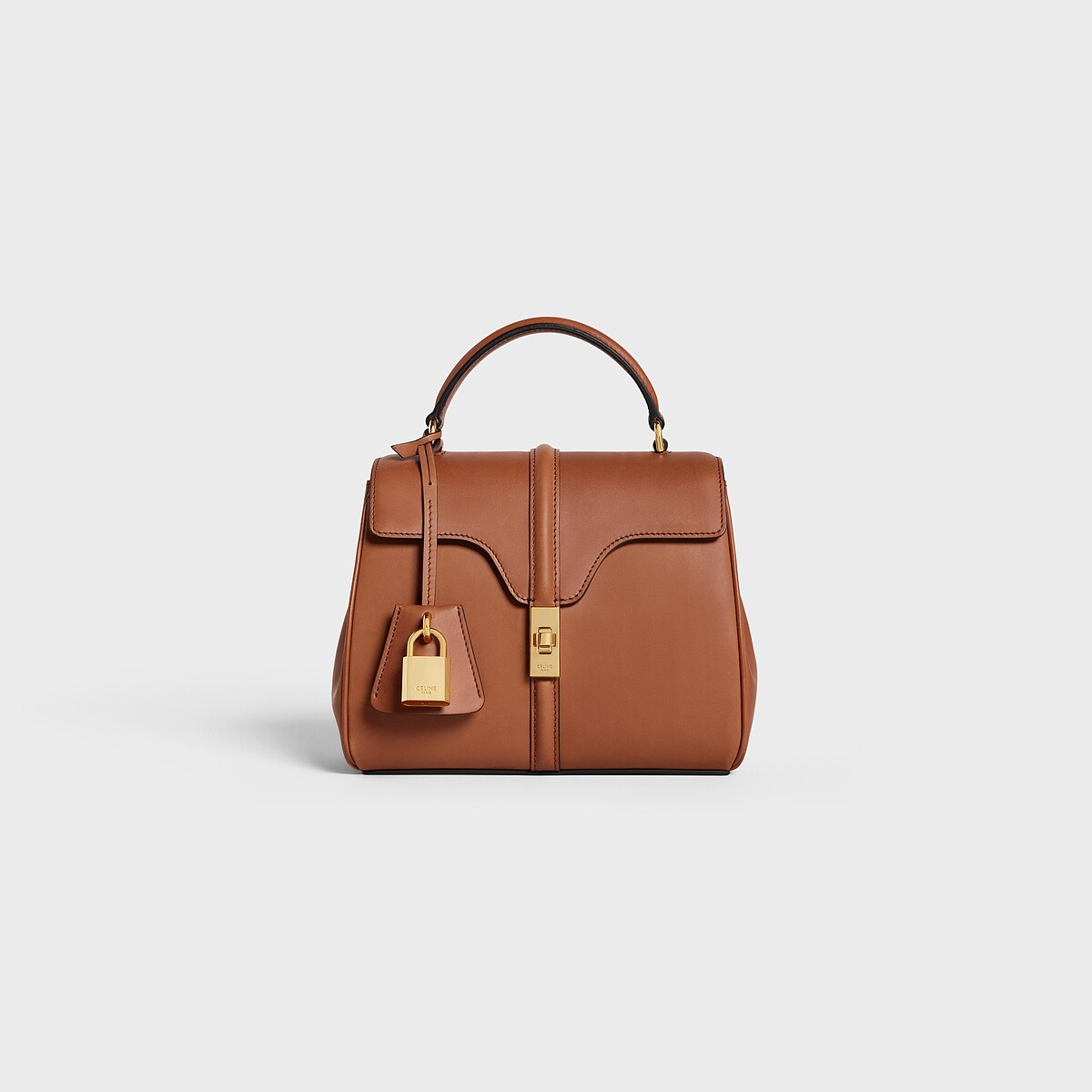 CELINE 16鎖頭小牛皮革迷你手提包，NT 120,000