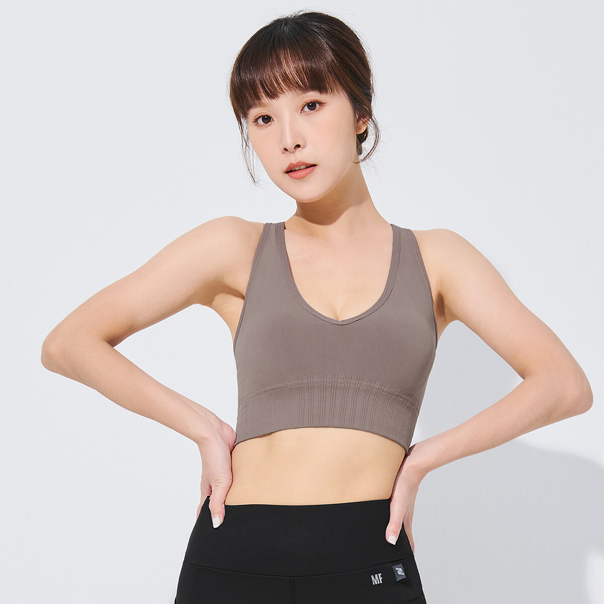 TRULY A++V領挖背升級包覆BRA （褐）