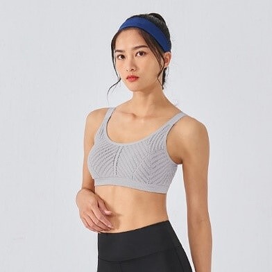 A++活力自在簡約可調肩帶舒適BRA （淡灰）