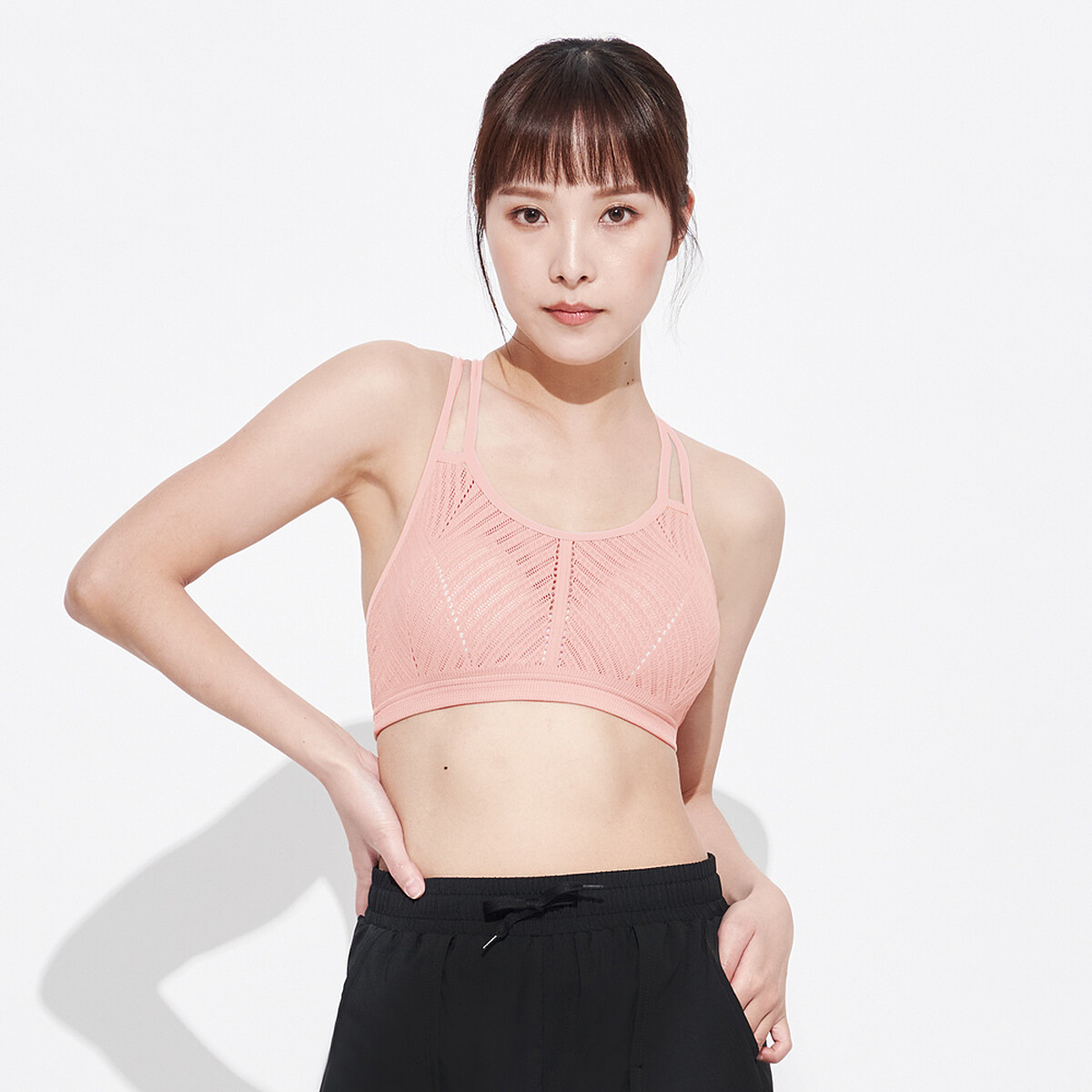 A++活力自在雙肩帶舒適BRA（粉）