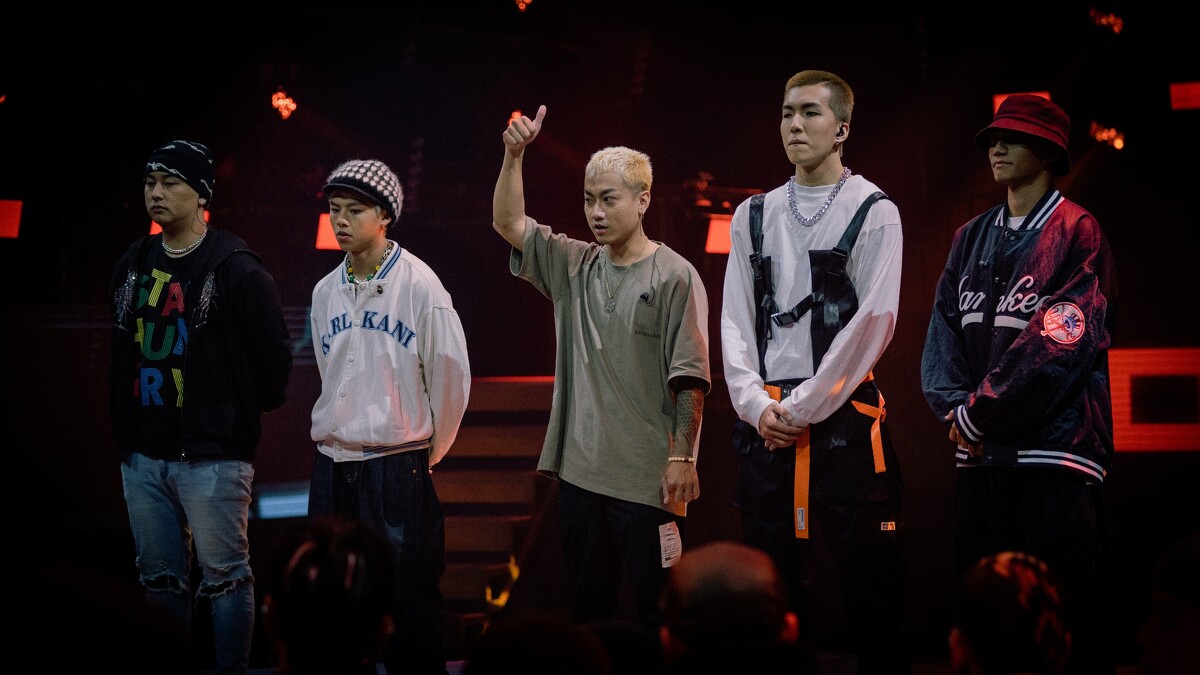 第二集賽事選手分組Cypher接力演唱