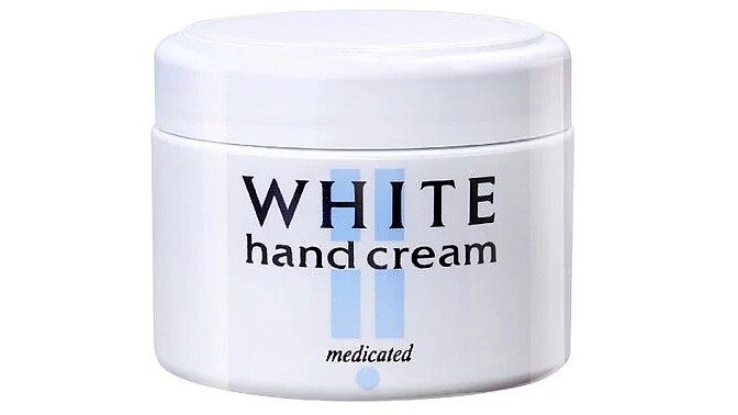 資生堂美白護手霜。