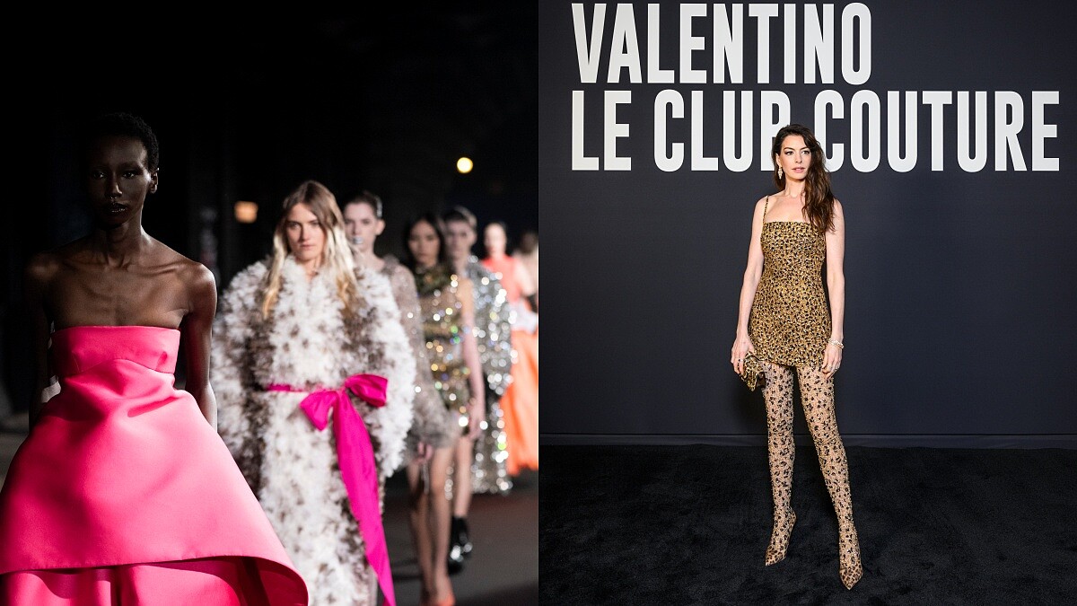 性感美豹安海瑟薇出席Valentino 2023春夏高級訂製大秀，簡單看懂大秀重點