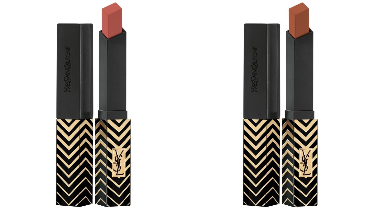 YSL 2023情人節愛無反顧限定系列奢華緞面絨霧唇膏(#302、#314)，NT1,550