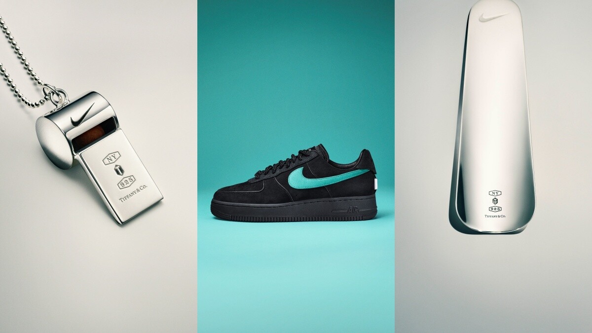 Nike X Tiffany聯名球鞋台灣售價出爐，還推出哨子、鞋刷、鞋拔等周邊