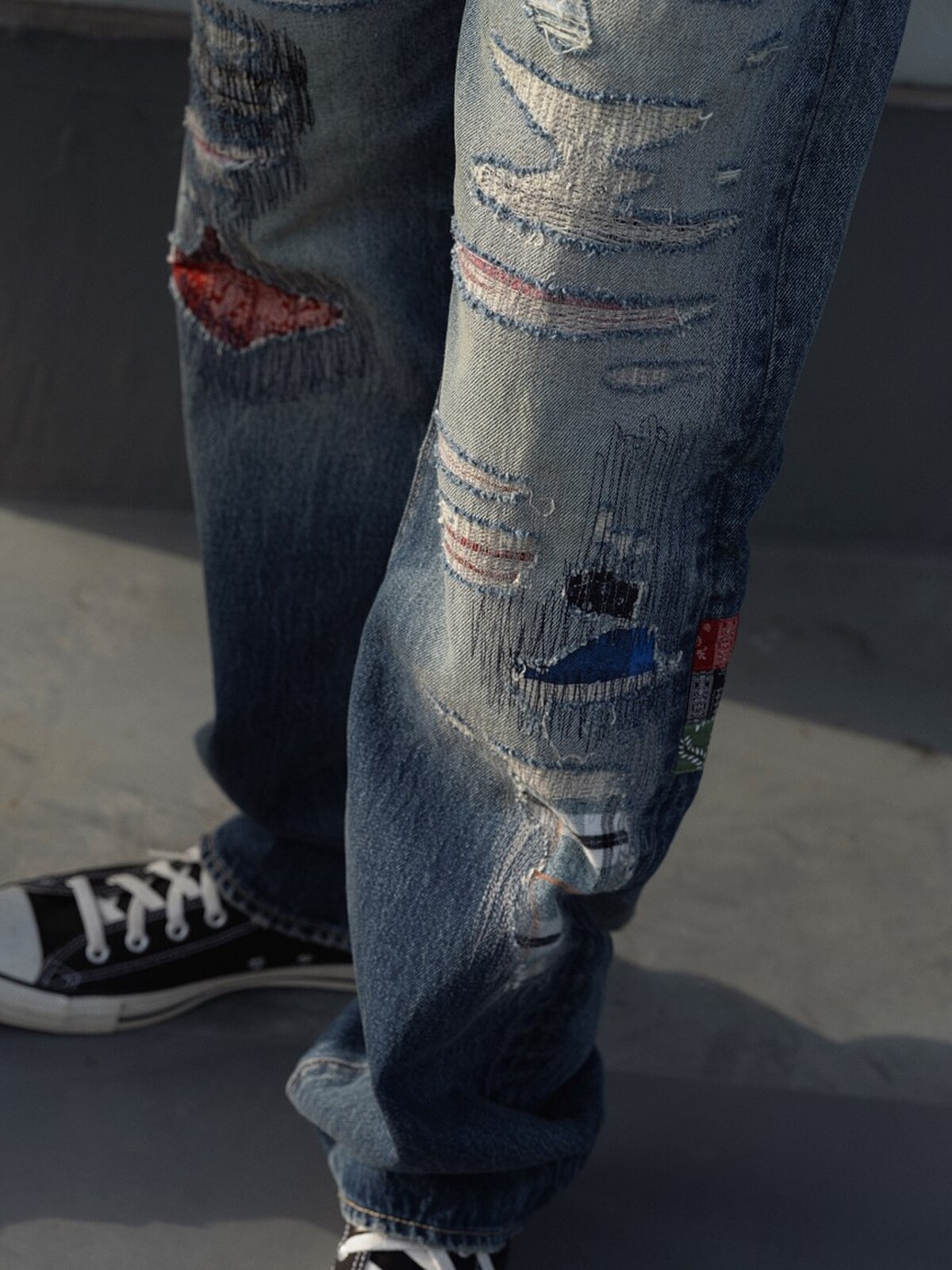 Levi&rsquo;s X CLOT聯名系列501&reg; UNIONRAIL「長壽」丹寧褲，NT 8,900