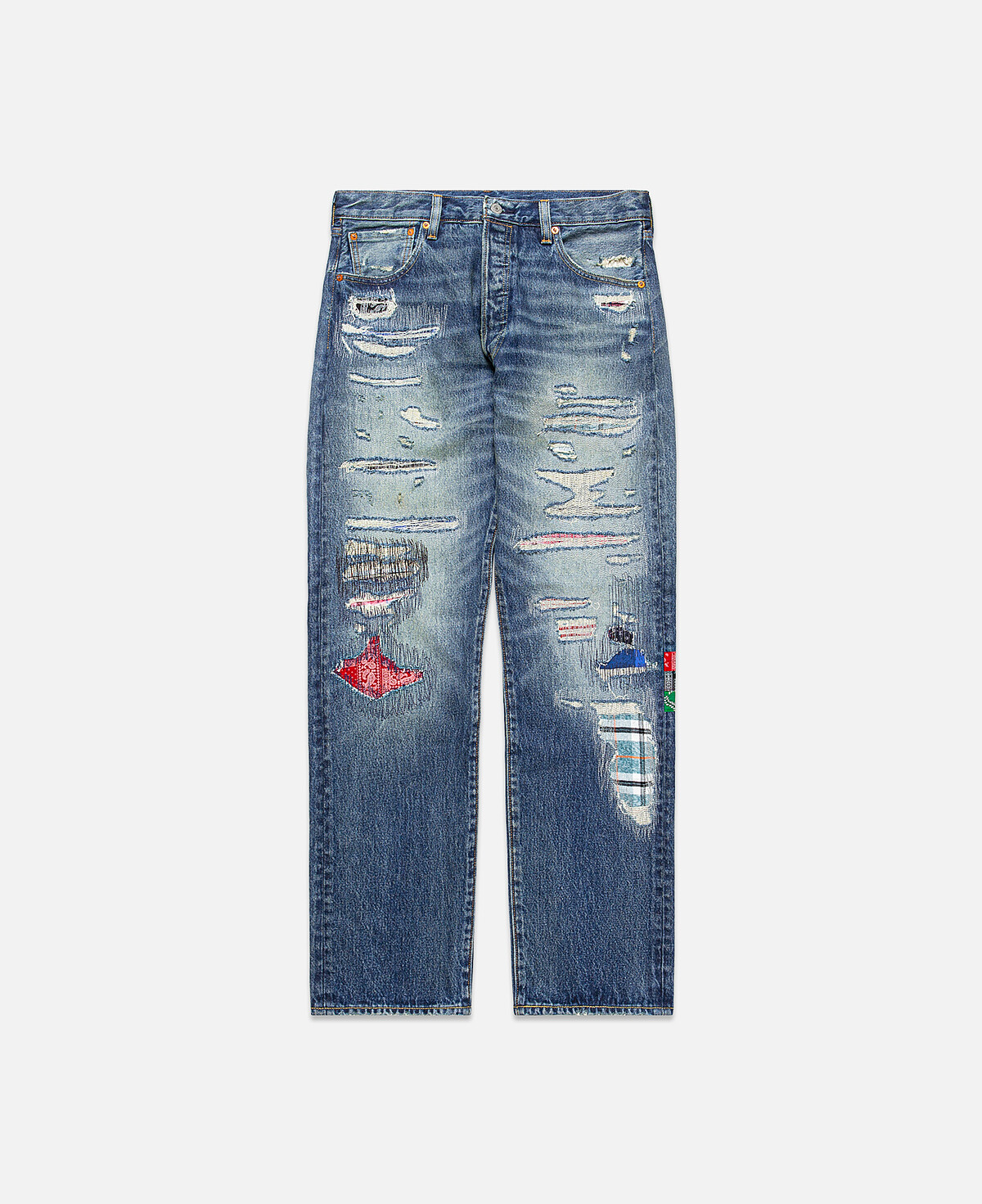 Levi&rsquo;s X CLOT聯名系列501&reg; UNIONRAIL「長壽」丹寧褲，NT 8,900