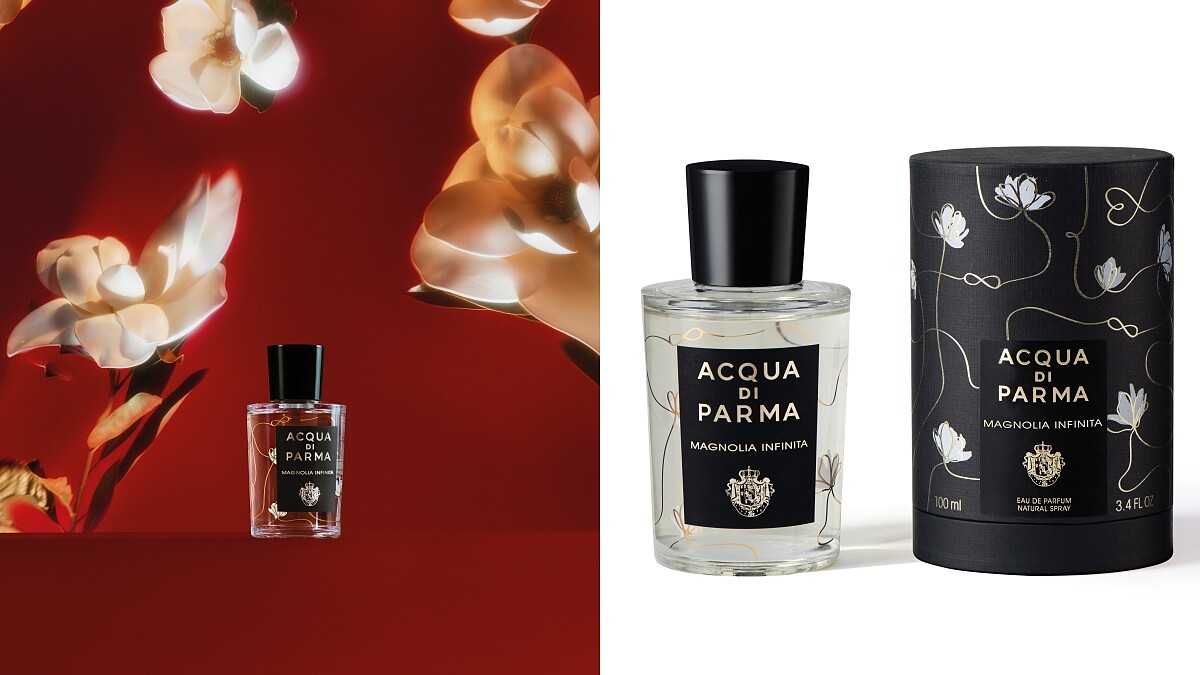 Acqua di Parma情人節限定包裝無限木蘭淡香精20ml,NT4,000、100ml,NT9,100