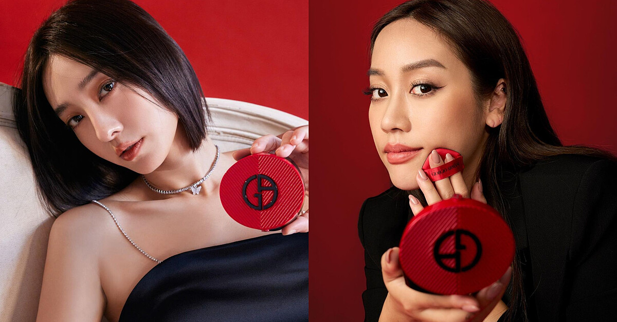 【完美絲絨持久氣墊粉餅】斜紋紅氣墊(一盒一蕊) SPF23 15g / NT$3,300 (圖片出處:Armani Beauty官方美圖) (圖片取材:https://www.instagram.com/p/CiUx47hvOiV/?igshid=NDk5N2NlZjQ%3D、https://www.instagram.com/p/CjvSWedr2lj/、Armani Beauty官方美圖)