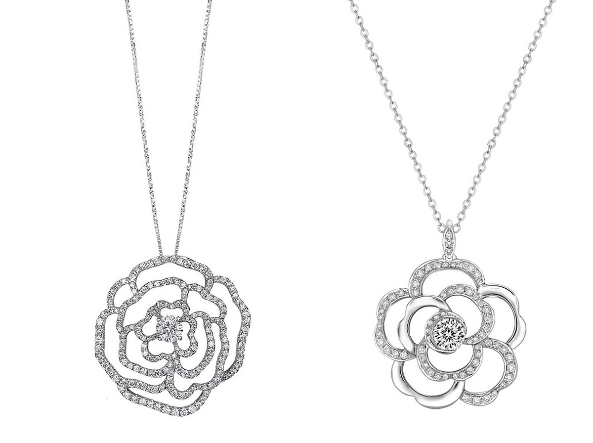 Peonia Diamond牡丹心鑽墜、Peonia Diamond瑰戀之心鑽墜。