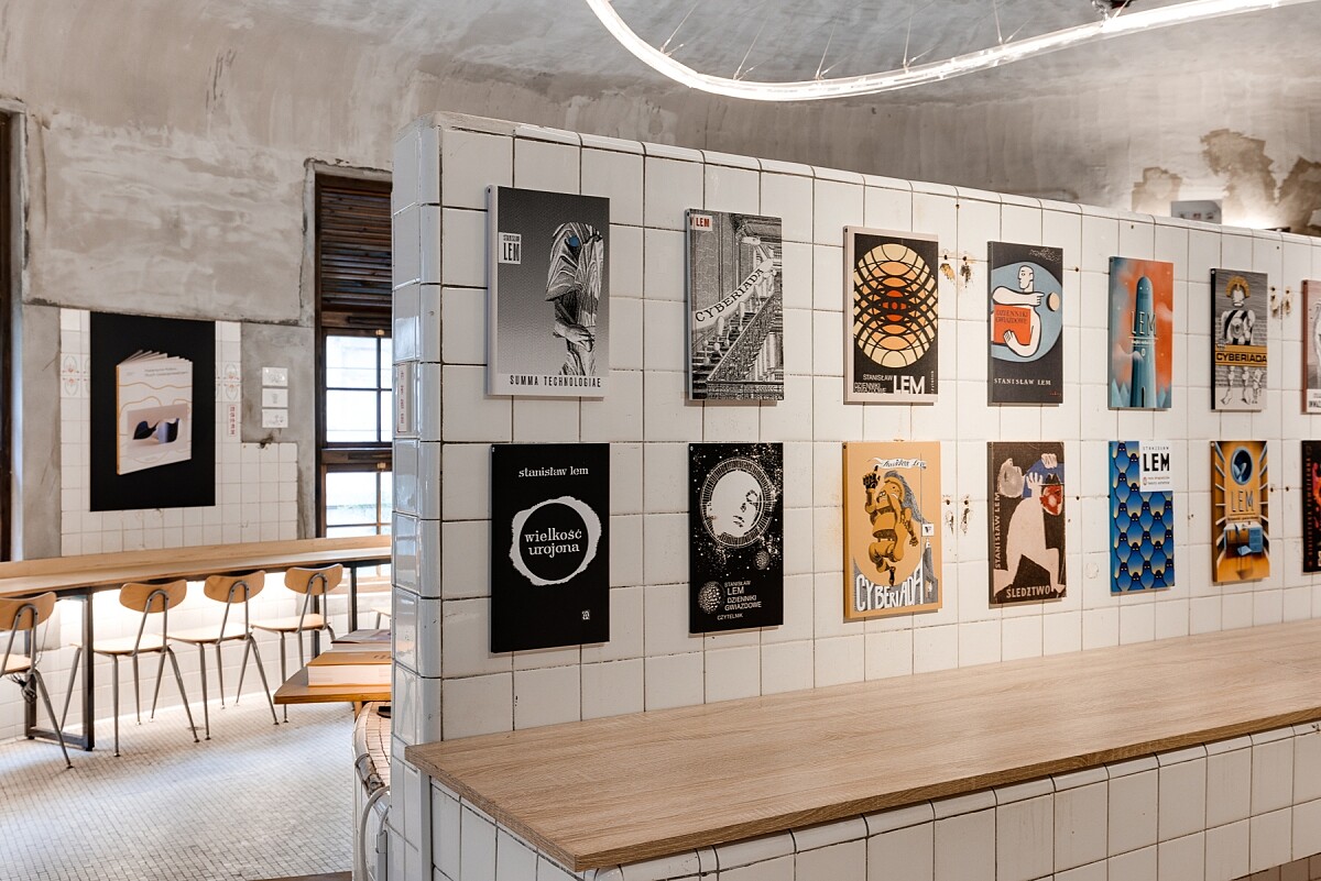 波蘭的科幻小說泰斗史坦尼斯勞．萊姆書封設計展。