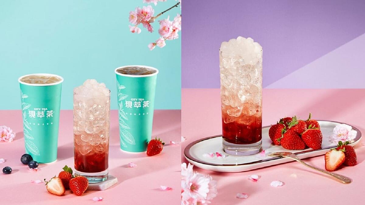草莓控尖叫吧！「7-ELEVEN CITY飲品春日莓好」完全直擊少女心，風味獨具三款沁甜新飲品，讓妳感受粉紅泡泡圍繞的幸福氛圍感！