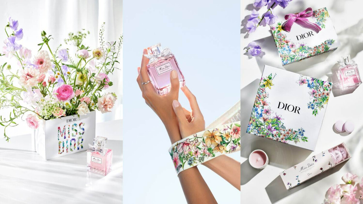好聞到像初戀的怦然心動香～「Miss Dior花漾迪奧淡香水」繫上高訂單耳蝴蝶節，散發令人悸動的少女明亮花果氣息，2023情人節就用它創造幸福高光時刻！