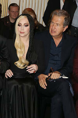 Lady Gaga at Atelier Versace